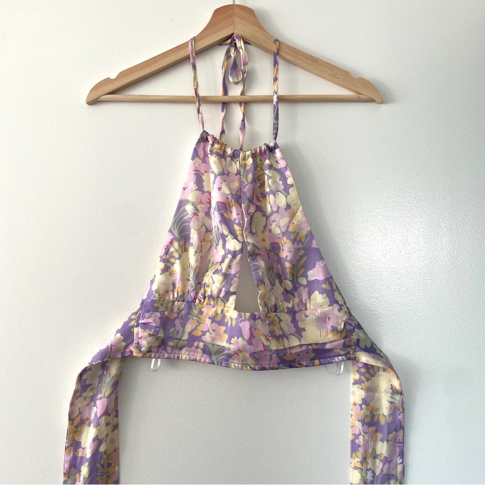 Vintage Neck and Back Tie Top